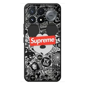 Чехол с Брендами одежды на Сяоми Поко Ф9 Про (Supreme Маус)
