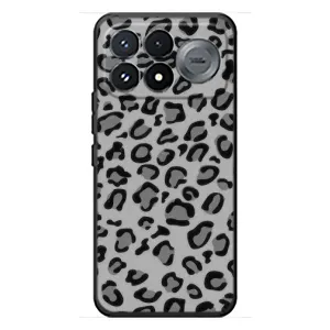 Чехол с леопардовым принтом на Xiaomi Poco F9 Pro (Темный леопрад)