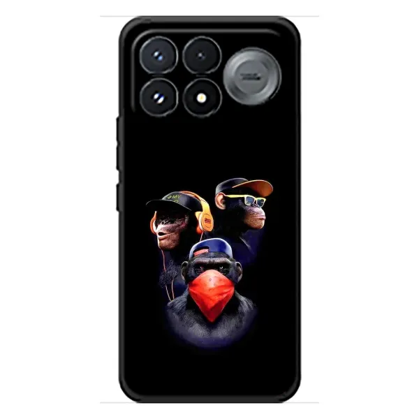 Чехол с рисунком «Три обезьяны» для Xiaomi Poco F9 Pro Чехол с рисунком «Три обезьяны» для Xiaomi Poco F9 Pro