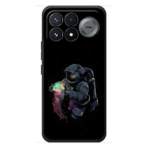 Силіконовый Чохол з принтом "Космонавти" на Xiaomi Poco F9 Pro (В руках земля)