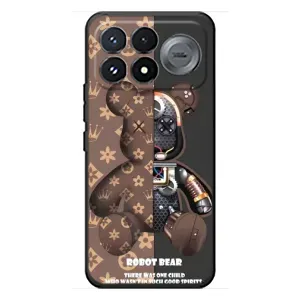 Силиконовый чехол для Xiaomi Poco F9 Pro (Медмедь Луи Виттон)