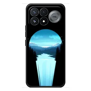 Летний Чехол на Xiaomi Poco F9 Pro (Синий Водопад)