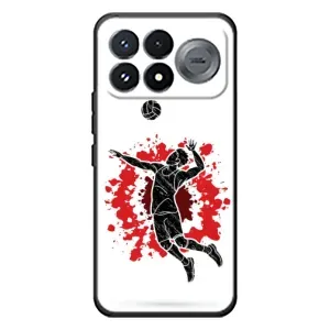 Чохли з прінтом Спортивна тематика для Xiaomi Poco F9 Pro (Волейболіст)