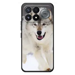 Чехол с Волком на Xiaomi Poco F9 Pro (Волк на снегу)