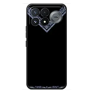 Силиконовый Чехол на Xiaomi Poco F9 Pro (Воротник вышиванки)