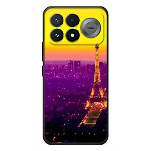 Чехол с Эйфелевой башней на Xiaomi Poco F9 Pro (Яркая башня)