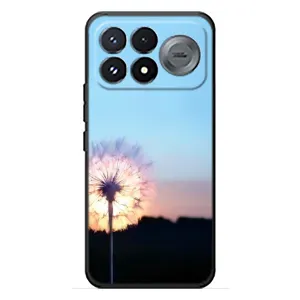 Силіконовий Чохол з кульбабками на Xiaomi Poco F9 Pro (Захід з кульбабкою)
