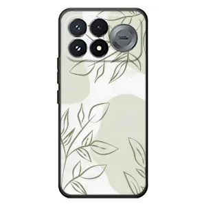 Чохол квітковий дизайн для Xiaomi Poco F9 Pro (Зелений дизайн)