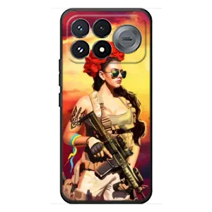 ЗСУ Чехлы (TPU) для Xiaomi Poco F9 Pro (Женщина солдат)
