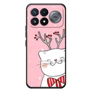 Чехол на тематику: Коты для Xiaomi Poco F9 Pro (Зимний кот)