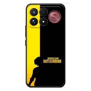 Чехол (TPU) с картинкой "Лого Пабг" на Сяоми Поко Ф9 Ультра (Battlegrounds)