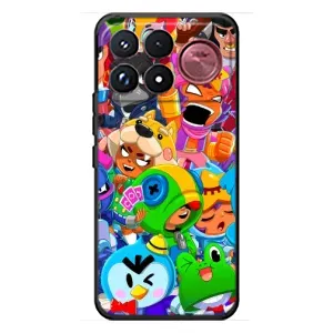 Силиконовый Чехол на Xiaomi Poco F9 Ultra с картинкой Brawl Stars (Brawl-Stars)