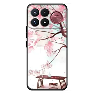 Чехол с принтом САКУРЫ на Xiaomi Poco F9 Ultra (Чайная церемония)