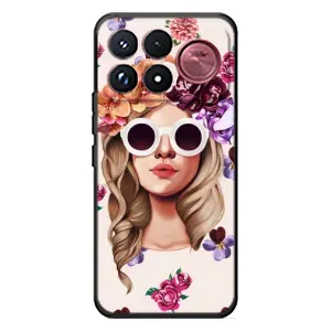 Чехол с картинкой Модные Девчонки Xiaomi Poco F9 Ultra (Девушка в очках)