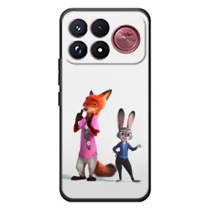 Силиконовый чехол с принтом Зоотрополіс для Xiaomi Poco F9 Ultra (Джуди и Ник)