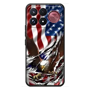 Чехол Флаг USA для Xiaomi Poco F9 Ultra (Флаг USA)