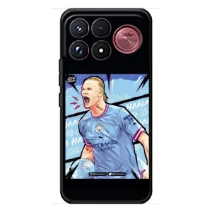 Чехлы с принтом для Xiaomi Poco F9 Ultra Футболист (гол Эрлинг Холланд)