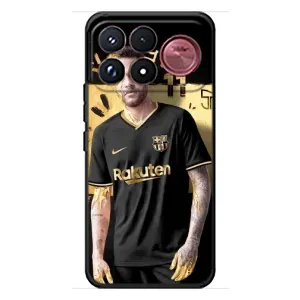 Силиконовый Чехол Xiaomi Poco F9 Ultra (Gold Neymar)