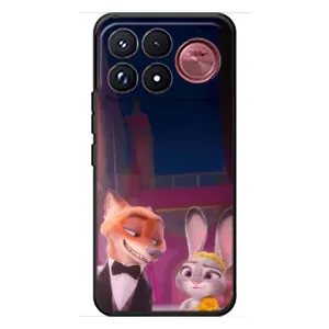 Силиконовый чехол с принтом Зоотрополіс для Xiaomi Poco F9 Ultra (Главные герои)