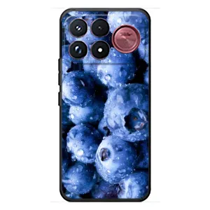 Чехол с изображением вкусной еды для Xiaomi Poco F9 Ultra (Голубика)