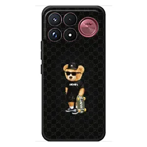 Чехлы Мишка Тедди для Сяоми Поко Ф9 Ультра (GUCCI Teddy)