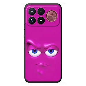 Силиконовые Чехлы (смешные стикеры) для Xiaomi Poco F9 Ultra (Хитрая мордочка)