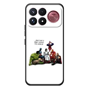 Чехлы для Xiaomi Poco F9 Ultra (Для Христиан) (Иисус супергерой)