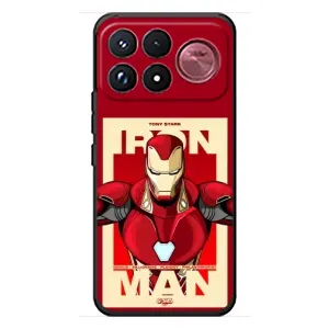 Чехол Супергерой Железный человек на Xiaomi Poco F9 Ultra (Iron man)