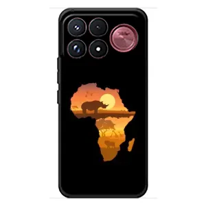 Летний Чехол на Xiaomi Poco F9 Ultra (Карта)