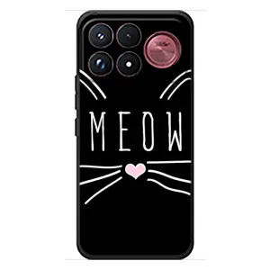 Бампер с изображением Котиков для Сяоми Поко Ф9 Ультра (КОТИК MEOW)
