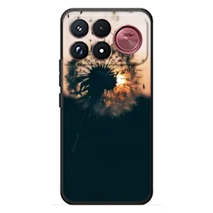 Силиконовый Чехол с одуванчиками на Xiaomi Poco F9 Ultra (Красивый одуванчик)