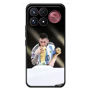 Чехлы Лео Месси Аргентина для Xiaomi Poco F9 Ultra (Кубок Мира)