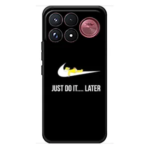Силиконовый Чехол на Xiaomi Poco F9 Ultra с картинкой Nike (Later)