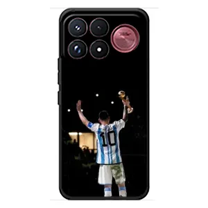 Чехлы Лео Месси Аргентина для Xiaomi Poco F9 Ultra (Лео Чемпион)