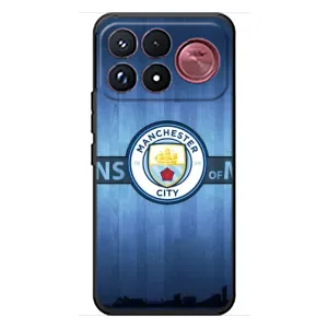 Силиконовые Чехлы принт Футбол на Xiaomi Poco F9 Ultra (ManCity)