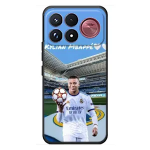 Чехол (TPU) с Футболистом на Xiaomi Poco F9 Ultra (Mbappe Real)