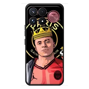 Чехол (TPU) с Футболистом на Xiaomi Poco F9 Ultra (Mbappe King)