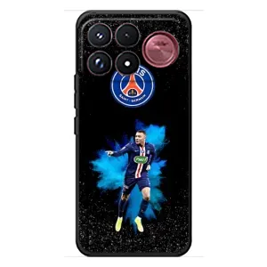 Чехол (TPU) с Футболистом на Xiaomi Poco F9 Ultra (Мбаппе ПСЖ)