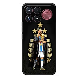 Чехлы Лео Месси Аргентина для Xiaomi Poco F9 Ultra (Месси король)