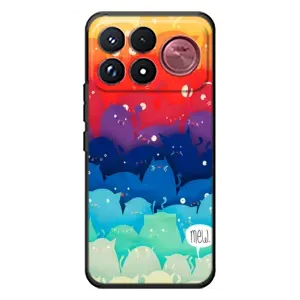 Силіконовий чохол з котиком для Xiaomi Poco F9 Ultra (Mew)