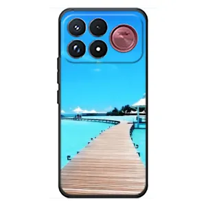 Летний Чехол на Xiaomi Poco F9 Ultra (Набережная)