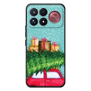 Чехол Новогодняя Елка на Xiaomi Poco F9 Ultra (Новогодние подарки)