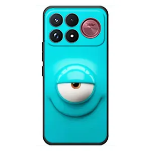 Силиконовые Чехлы (смешные стикеры) для Xiaomi Poco F9 Ultra (Одноглазик)