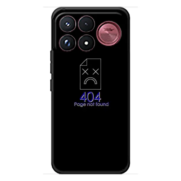 Чехол с рисунком «Ошибка 404» для Xiaomi Poco F9 Ultra Чехол с рисунком «Ошибка 404» для Xiaomi Poco F9 Ultra