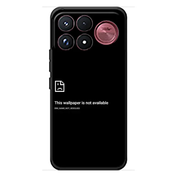 Чехол с рисунком «Ошибка» для Xiaomi Poco F9 Ultra Чехол с рисунком «Ошибка» для Xiaomi Poco F9 Ultra