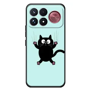 Силіконовий чохол з котиком для Xiaomi Poco F9 Ultra