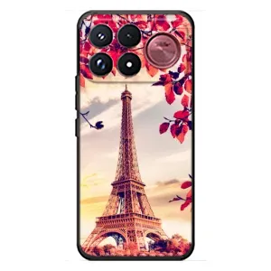 Чехол с Эйфелевой башней на Xiaomi Poco F9 Ultra (Paris photo)