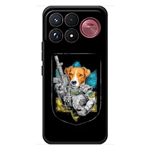 Чехол с принтом для Xiaomi Poco F9 Ultra (Патрон Воин)