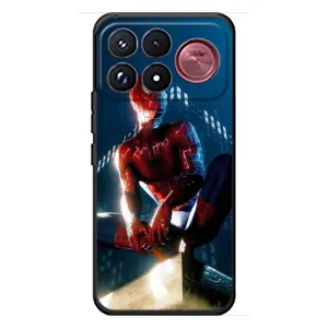 Чехол Супергерой Человека Паука на Xiaomi Poco F9 Ultra (Паук на доме)