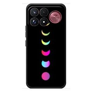 Чехол (ТПУ) с планетами на Xiaomi Poco F9 Ultra (Полнолуние)